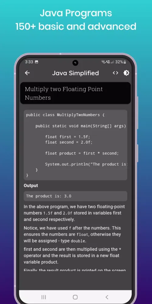 Java Simplified Screenshots