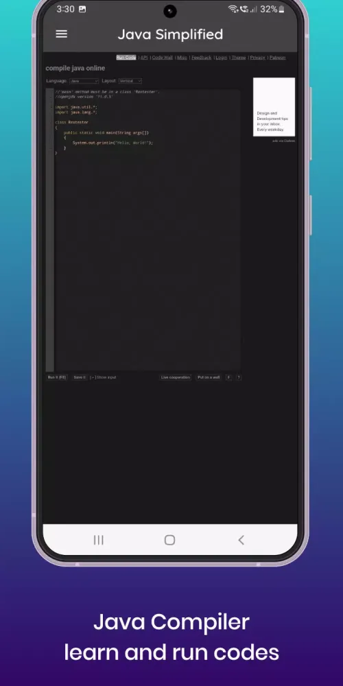 Java Simplified Screenshots