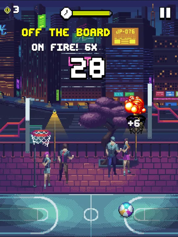 Captures d'écran de Bouncy Hoops iPad 