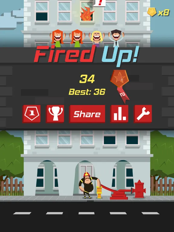 Capturas de tela do Fired Up iPad 