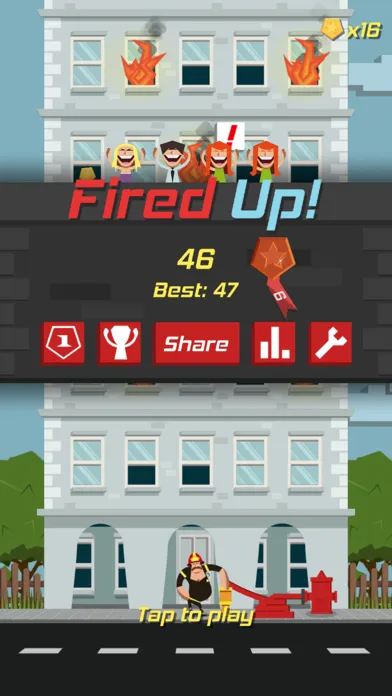 Capturas de tela do Fired Up