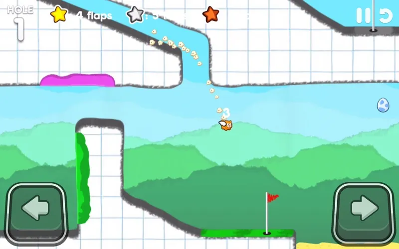 Скриншоты Flappy Golf 2