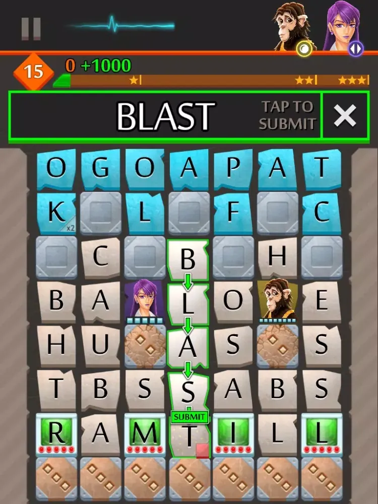 Highrise Heroes - The Towering Word Game iPad  Screenshots