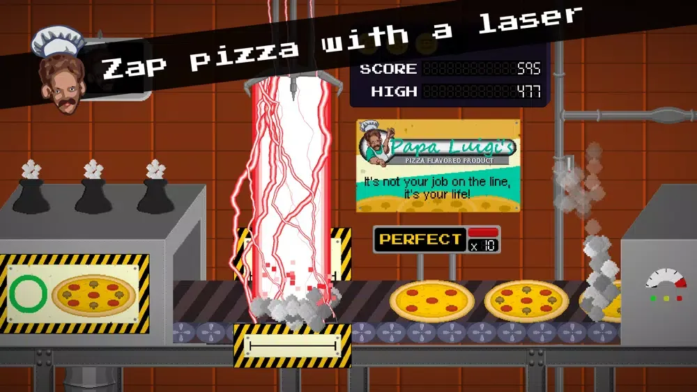 Tangkapan skrin Papa Luigi's Pizza