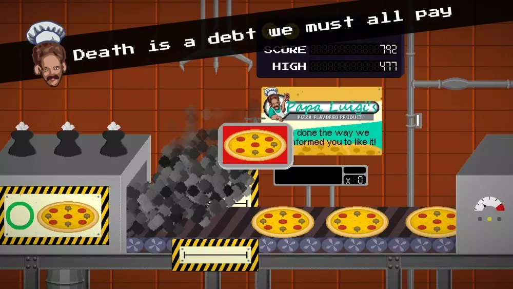 Tangkapan skrin Papa Luigi's Pizza