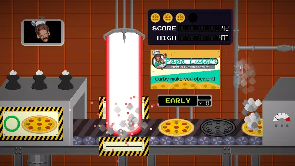 Tangkapan skrin Papa Luigi's Pizza