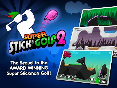 Capturas de pantalla de Super Stickman Golf 2 iPad 