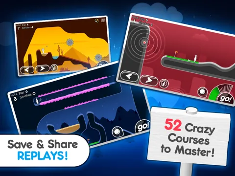 Capturas de pantalla de Super Stickman Golf 2 iPad 