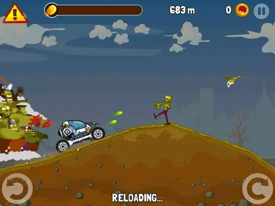 Tangkapan layar Zombie Road Trip iPad 