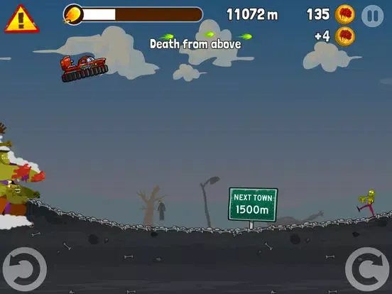 Tangkapan layar Zombie Road Trip iPad 