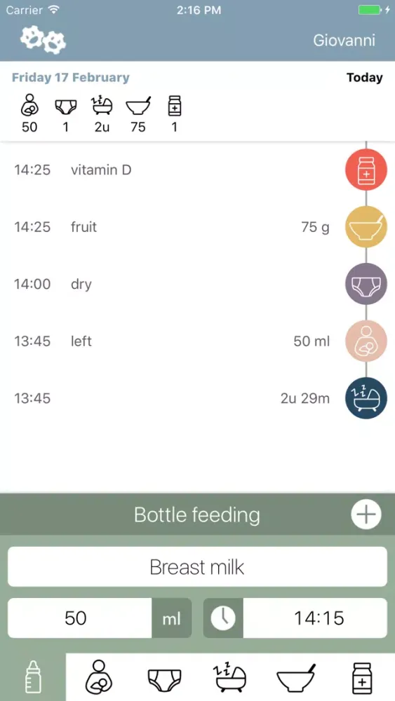 تصاویر Feed Me - Baby Food, Sleep en Diapers Tracker