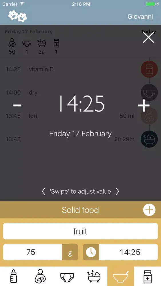 تصاویر Feed Me - Baby Food, Sleep en Diapers Tracker