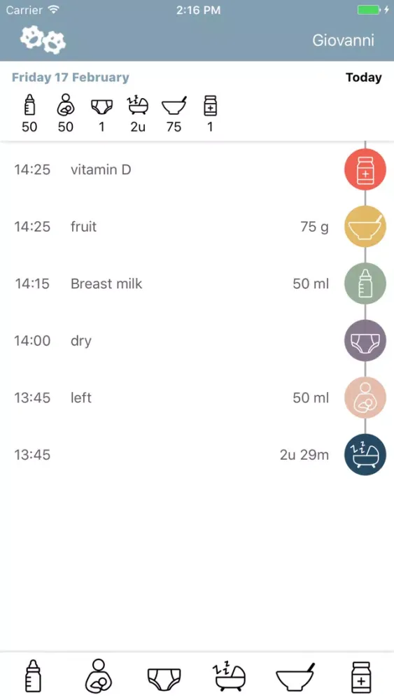 تصاویر Feed Me - Baby Food, Sleep en Diapers Tracker