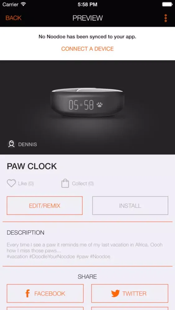 Noodoe Watch应用截图