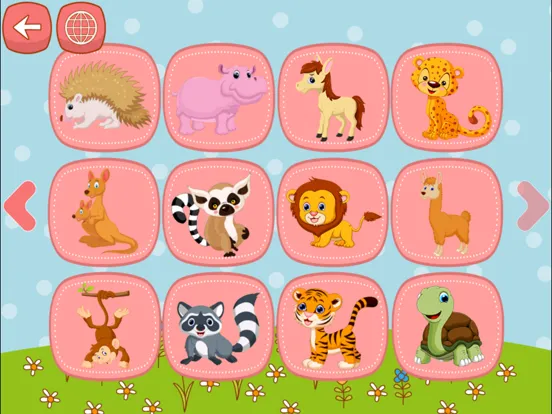 لعبة الذاكرة احجية الاطفال - براعم الروضه iPad 应用截图