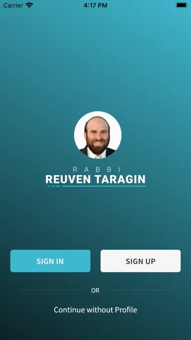 Rabbi Reuven Taragin স্ক্রিনশট