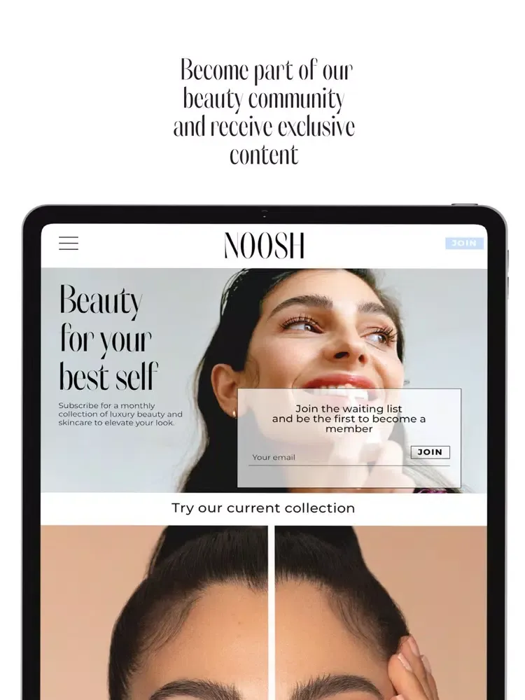 Zrzuty ekranu Noosh Beauty iPad 