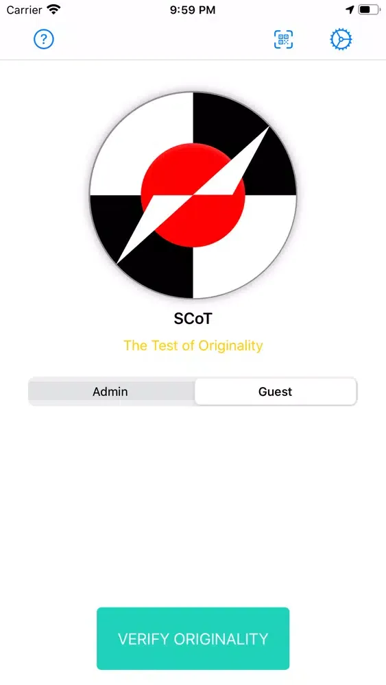 Capturas de tela do SCoT Security