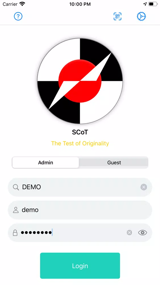 ภาพหน้าจอของ SCoT Security