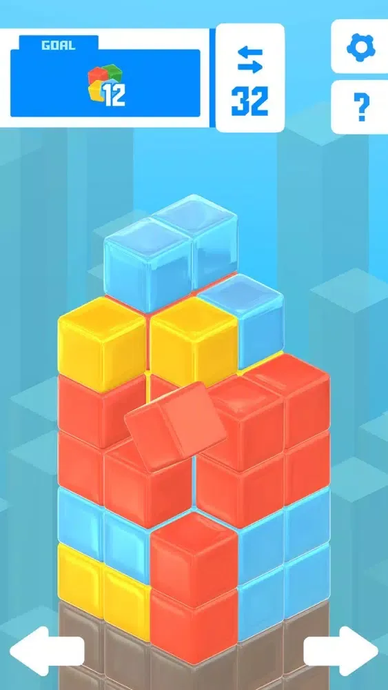 Tangkapan skrin Cube Roll 3D!