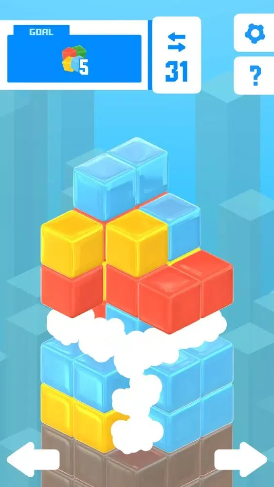Tangkapan skrin Cube Roll 3D!