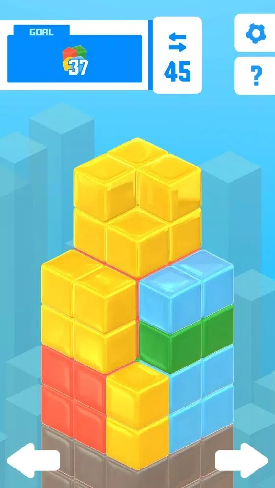 Tangkapan skrin Cube Roll 3D!