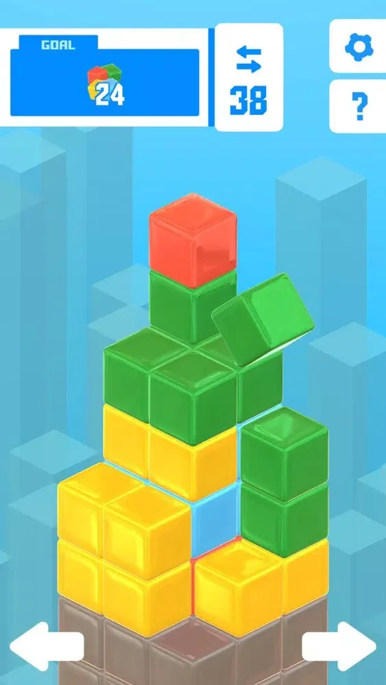 Tangkapan skrin Cube Roll 3D!