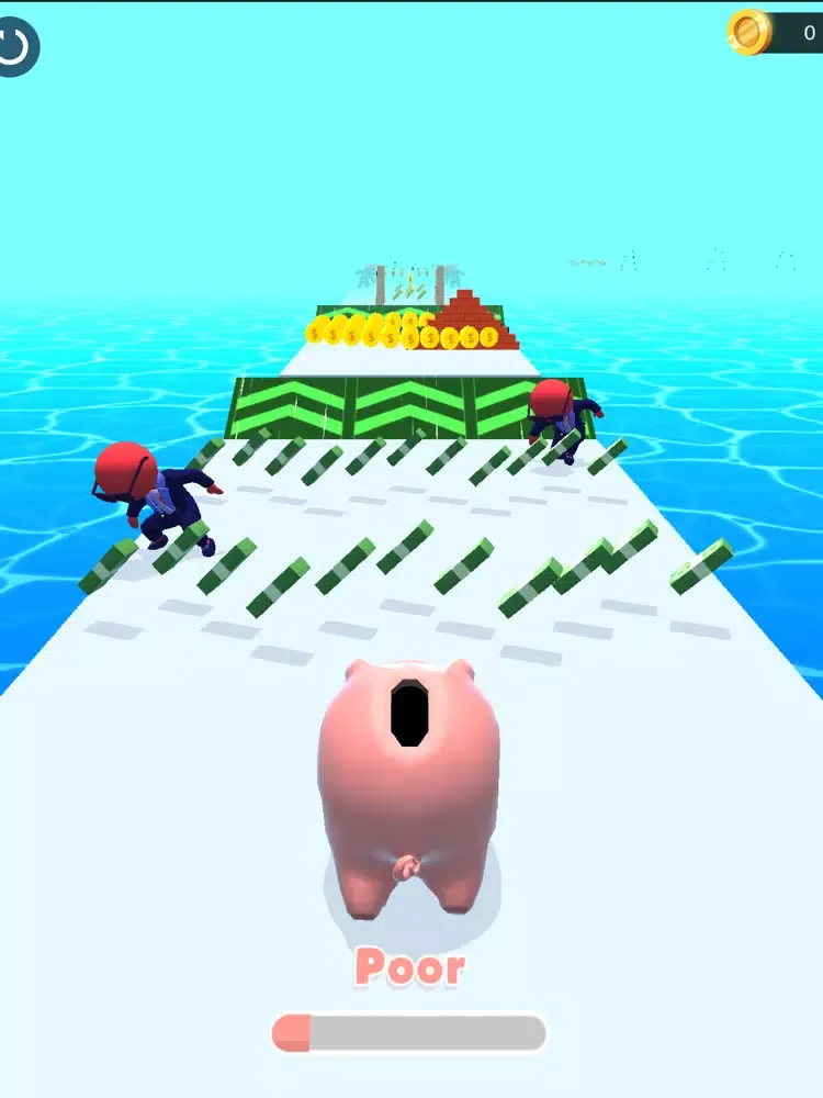 Zrzuty ekranu Rich Pig Run iPad 