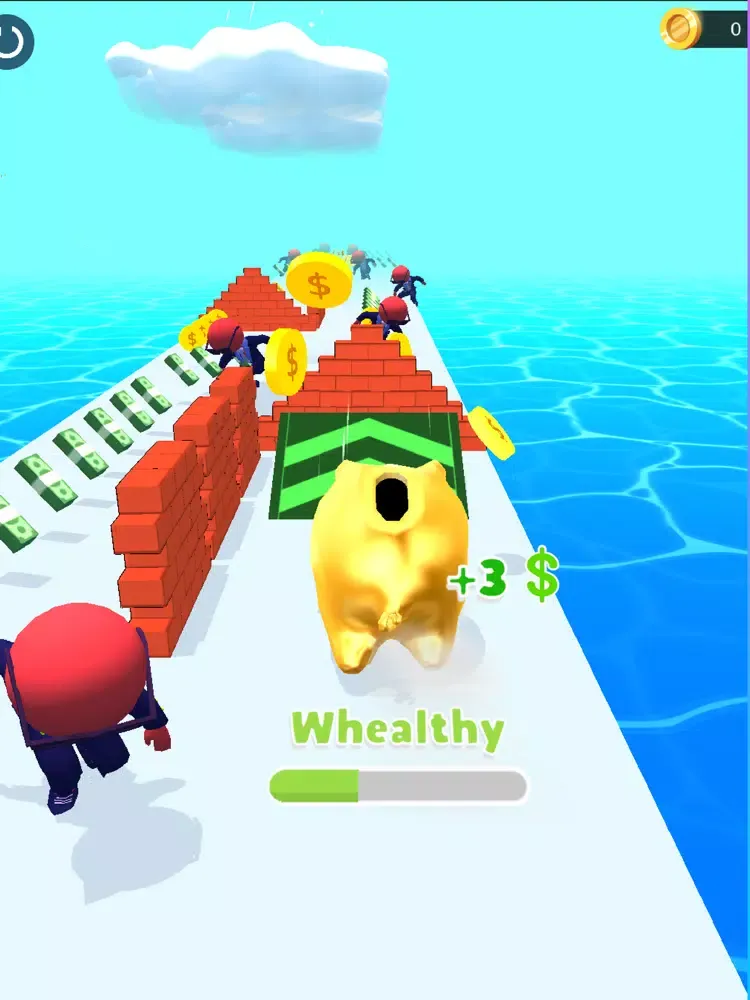 Zrzuty ekranu Rich Pig Run iPad 