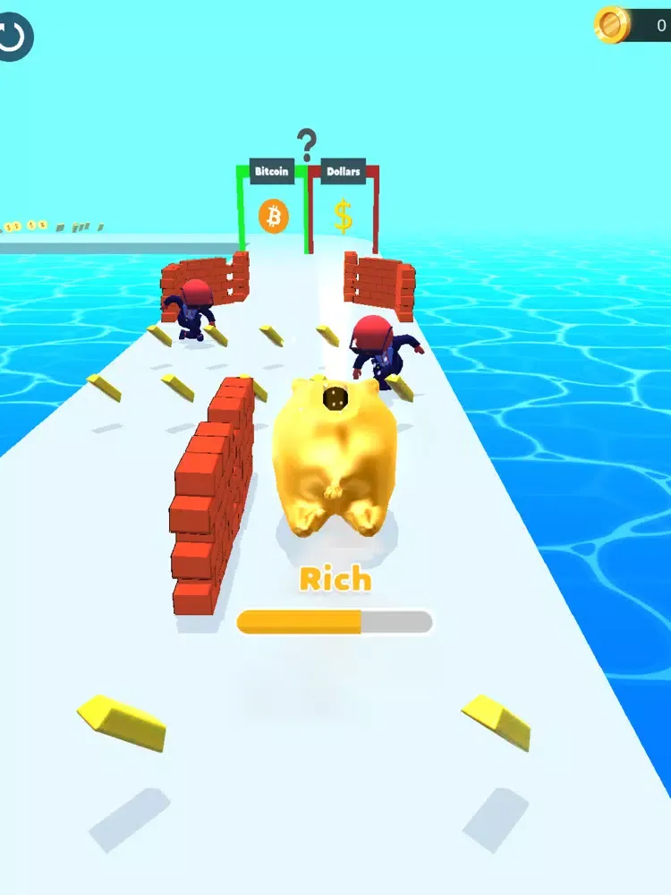Zrzuty ekranu Rich Pig Run iPad 
