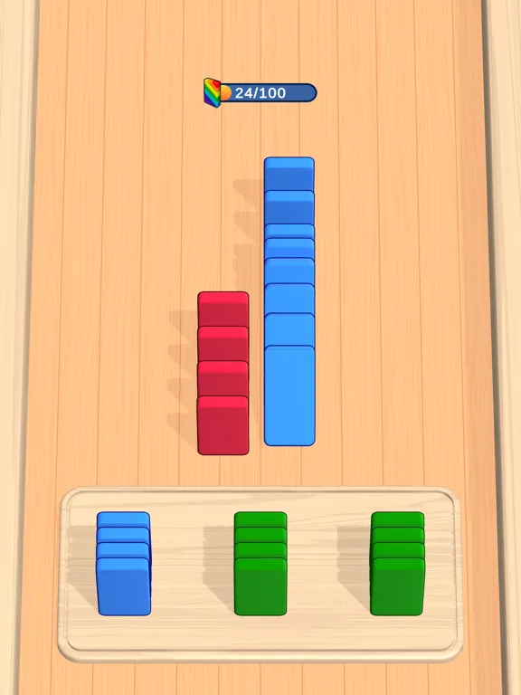 Ảnh chụp màn hình của Sort the domino iPad 