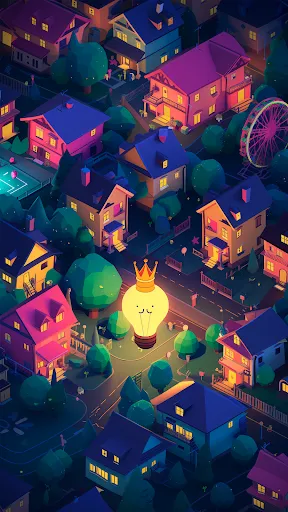 Tangkapan skrin Idle Light City: Clicker Games