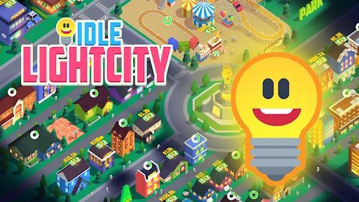 Tangkapan skrin Idle Light City: Clicker Games