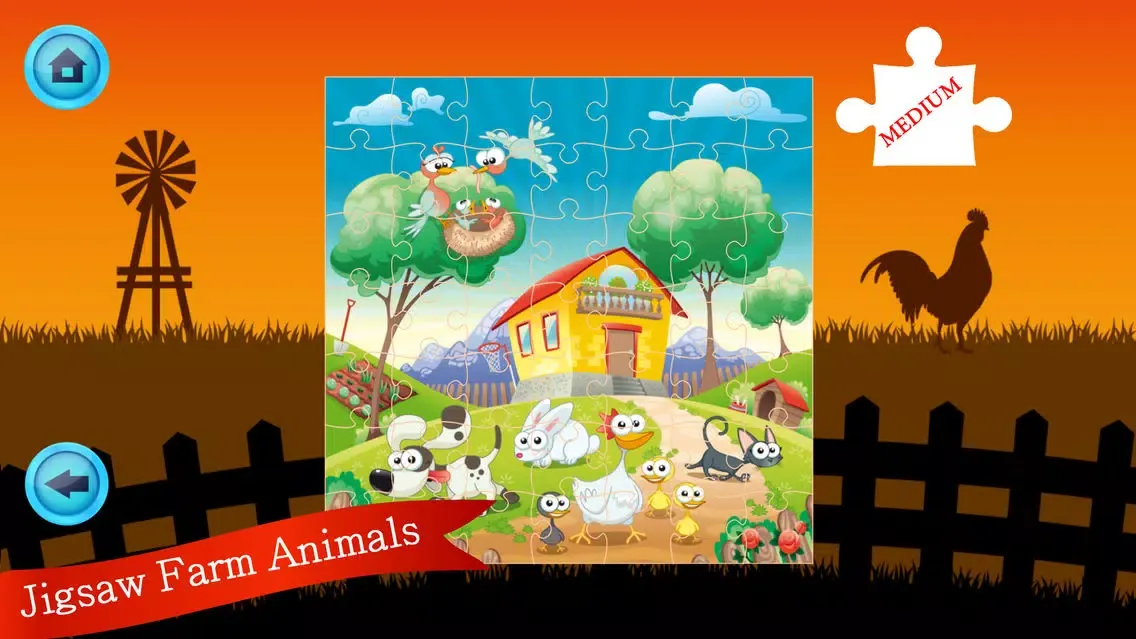 Jigsaw Farm Animals应用截图