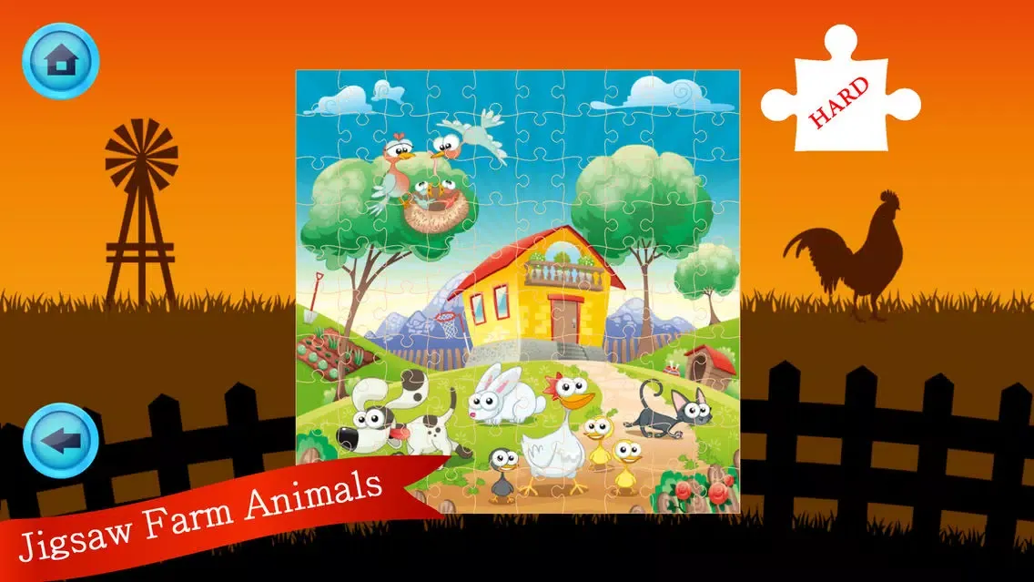 Jigsaw Farm Animals应用截图