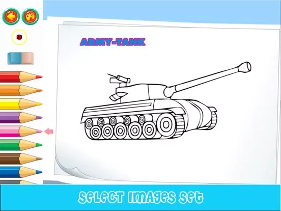 Capturas de pantalla de Tank Coloring Pages iPad 
