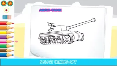 Capturas de pantalla de Tank Coloring Pages