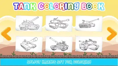 Capturas de pantalla de Tank Coloring Pages