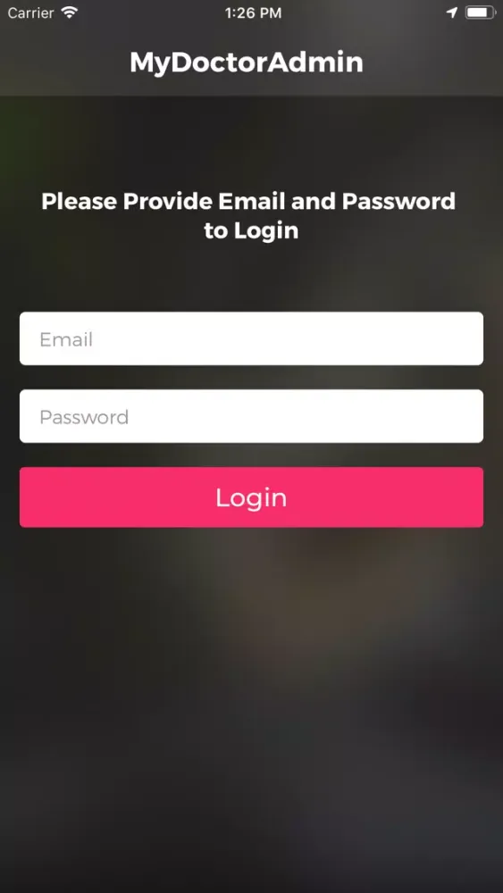DoctorApp Admin Ekran Görüntüleri