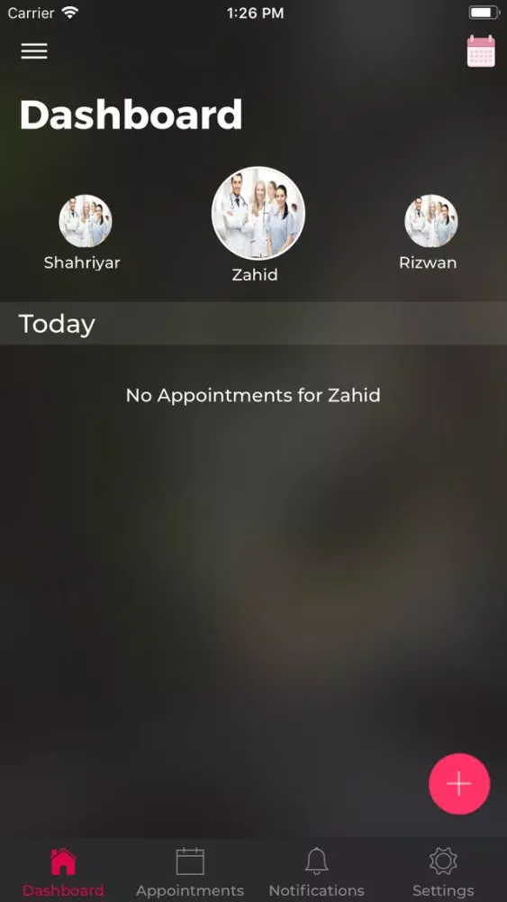 DoctorApp Admin Ekran Görüntüleri