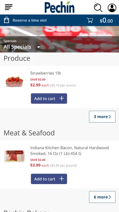 Zrzuty ekranu Pechin Superfoods Market