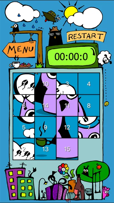 Capturas de tela do Norah Slider Puzzle