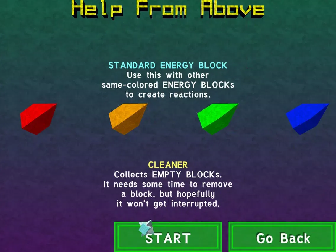 Capturas de tela do Vader Blox iPad 