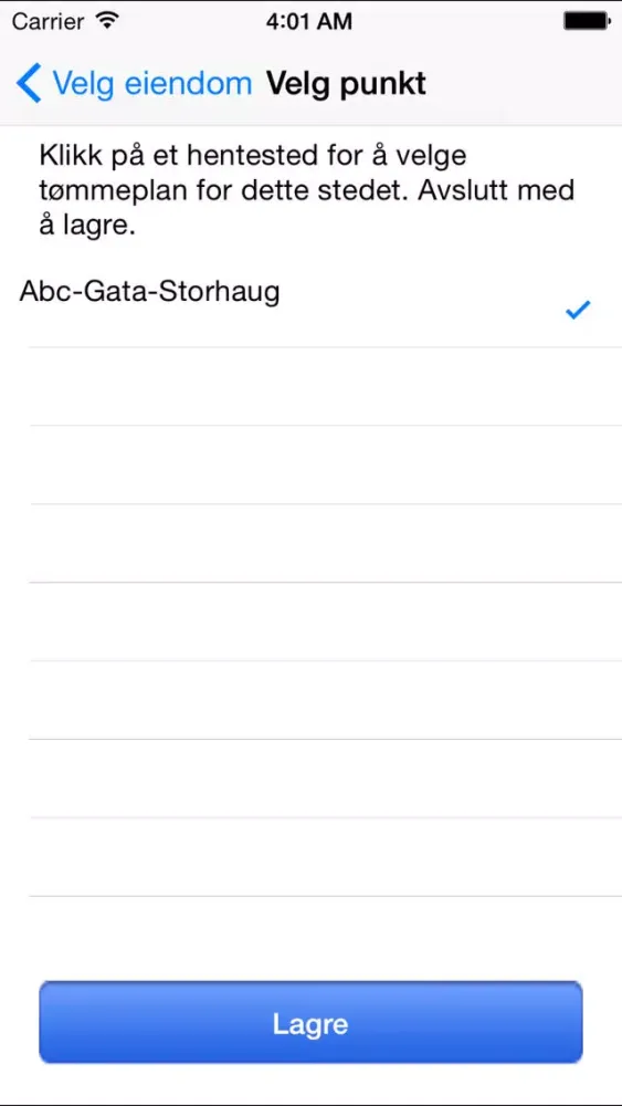 Ảnh chụp màn hình của Stavanger Tømmekalender
