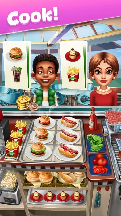 ภาพหน้าจอของ Cooking Fever: Restaurant Game