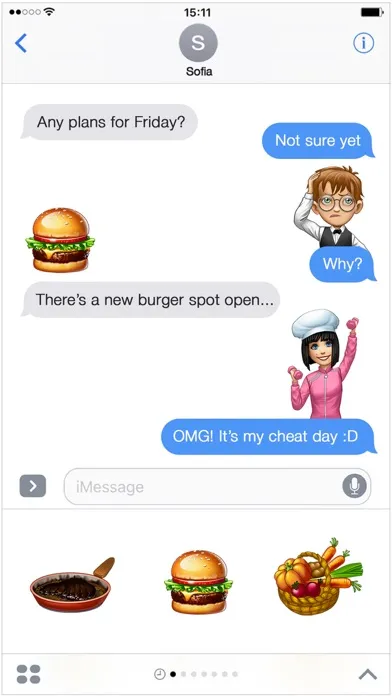 تصاویر Cooking Fever Stickers - Mega Pack