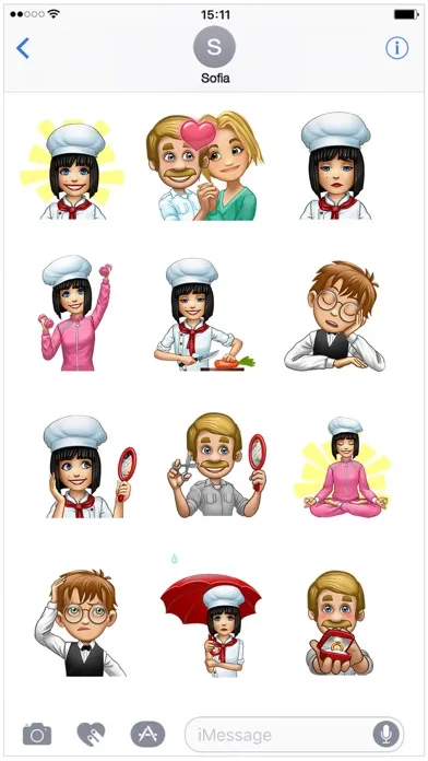 تصاویر Cooking Fever Stickers - Mega Pack