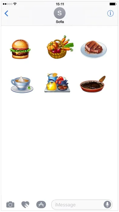 تصاویر Cooking Fever Stickers - Mega Pack