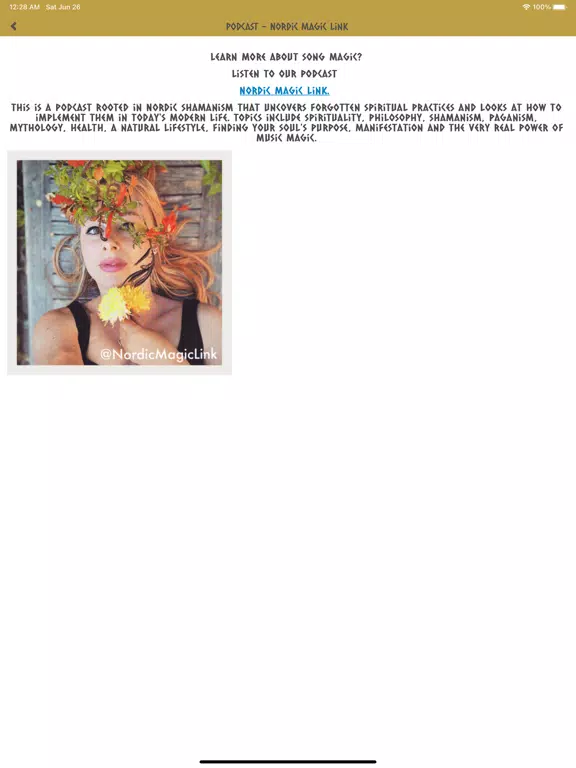 Nordic Manifestation Chants iPad  스크린샷