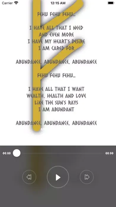 ภาพหน้าจอของ Nordic Manifestation Chants
